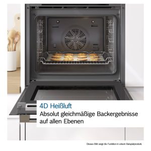 سیستم 4D Hotair در فر توکار بوش مدل HBG675BS1